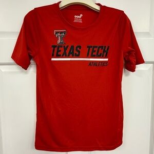 NWT Texas Tech Red Raiders Performance T-shirt Youth M 10/12 Red Gen 2 Athletics